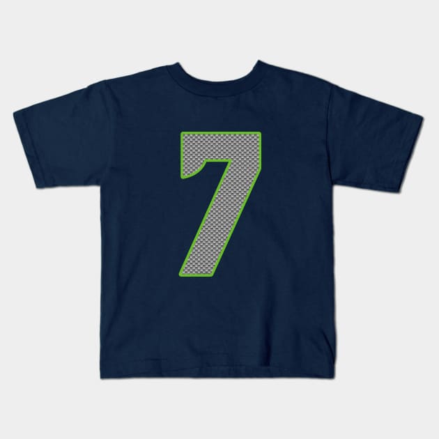 Seattle Seahawks Geno Smith 7 by CH3Media Kids T-Shirt by CH3Media